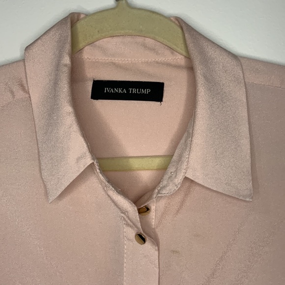 Ivanka Trump Pink Button Down Shirt - Picture 2 of 4